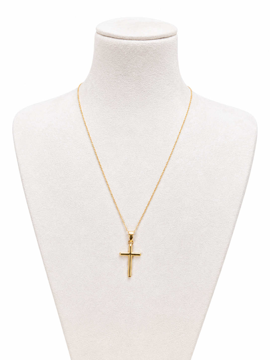 14K Gold Cross Necklace